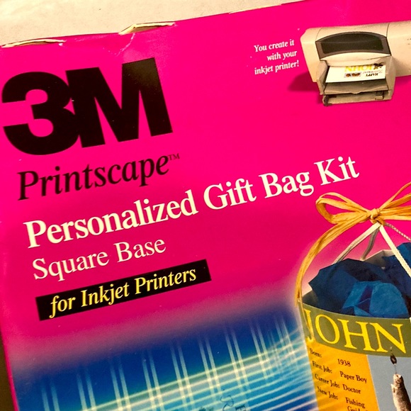 3M Personalized Gift Bag Kit with CD for Inkjet Printers - Picture 2 of 8
